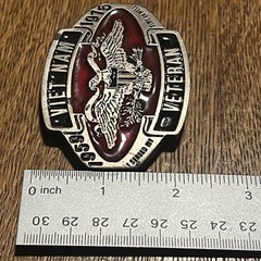 *Missing Pin* Vintage 1959-1975 Vietnam Veteran Belt Buckle Display Project B29