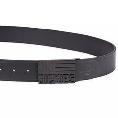 Dickies American Flag Plaque Buckle Casual Leather Belt-Size Medium