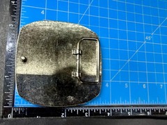 D Generation X WWE Silver DX Black Green Metal 2006 Wrestling Used Belt Buckle