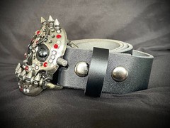 “Diseased” Skull Belt Buckle Archive 2007-09 Reworked 2026 OOAK Darren McNeese