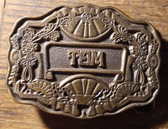 Oden Tom Belt Buckle 3 X 2 1/4