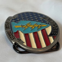 Vtg US Army Belt Buckle Airborne 1st Special Forces Made In The USA