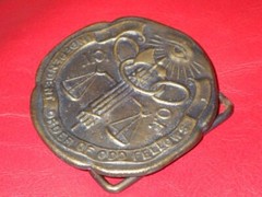 Buckle 60&rsquo;s Odd Fellows IOOF Eye of Providence Vintage Freemasonry USA JAPAN JP