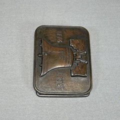 BICENTENNIAL LIBERTY BELL 1776 – 1976 COPPER TONED BELT BUCKLE