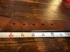 R.Sorrell James Reid Dgn Sterling Silver Turq.Belt Buckle Cow Hide 34”-1.5”✅