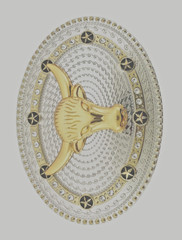 Bull Belt Buckle Western Cowboy Cowgirl Men Women Rodeo Rider Long Horn Texas