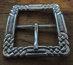 Vintage Tandy Celtic Center Bar Belt Buckle 1 1/2&Prime; (7876-05)