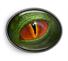 Dinosaur Belt Buckle – Reptile Cosplay Eyeball Belt Buckle – 162-E