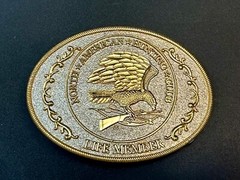North American Hunting Club Life Member 2-Tone Belt Buckle, Perfect Gift Idea!