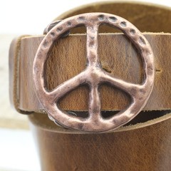Belt buckle peace copper clasp buckle removable clasp for 4 cm leather