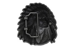 Men Women Silver Metal Western Belt Buckle Cowboy Native American Indian Unisex