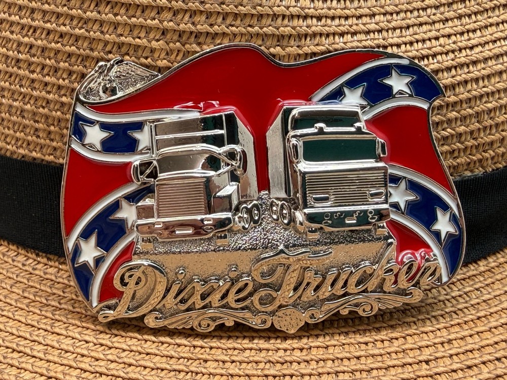 Southern States Trucker Belt Buckle Professions Belt Buckle