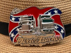 Southern States Trucker Belt Buckle Professions Belt Buckle