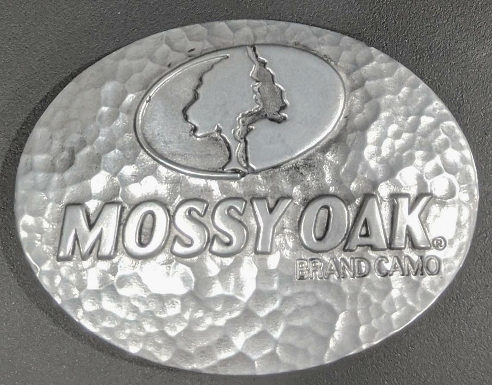 Mossy Oak Logo Metal Belt Buckle