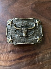 Longhorns Bull Head Style Western Cowboy Cowgirl Belt Buckles