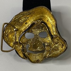 Skull Belt Buckle Grim Reaper Diamond (faux) Encrusted Bad A$$