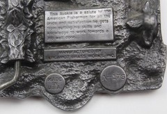 Bergamot Anheuser-Busch Inc. The American Fisherman A-175 Belt Buckle