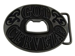 Bottle Openers Belt Buckle Vintage Silver Metal Cowboy Cowgirl Western Rodeo New