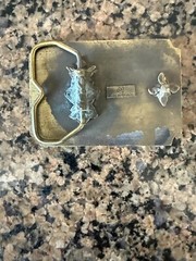 VINTAGE BELT BUCKLE DOME OIL SUNDRE AREA