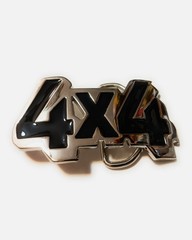 4X4 Classic Chrome color Belt Buckle four wheel off road USA
