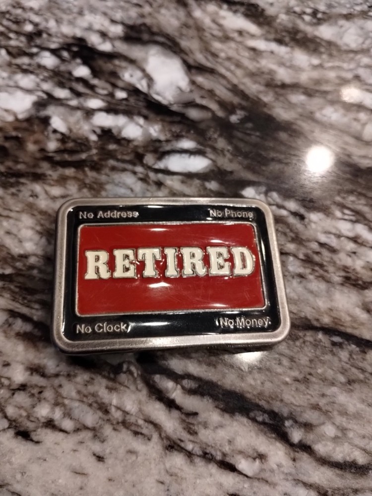 Belt Buckle Retired