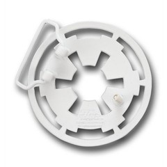 STAR WARS IMPERIAL LOGO BELT BUCKLE WHITE METAL ORIGINAL NEW AUTHENTIC WITH TAG