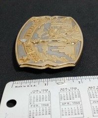 1886 USA France 1986 Statue Of Liberty Belt Buckle& Keychain Hammond Int&rsquo;l Mint