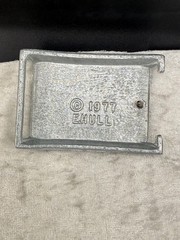 Vintage Firefighter Appreciation Belt Buckle Silver Tone Enamel The Timken Co.