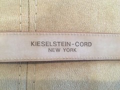 Rare Kieselstein-Cord Sterling Royal Crown Buckle and Red Alligator Belt Size 2