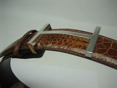 Sterling silver 925 grand icon buckle 40 gr.& Genuine Alligator 1.5  » belt U.S.A