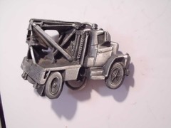TOW TRUCK Belt Buckle 1981 Made in USA New Never used Vintage Made in USA