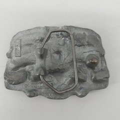 Ride Free Die Free A Way of Life Howdy Biker Belt Buckle Skull