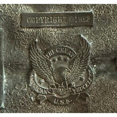 Article II The Right To Keep & Bear Arms Belt Buckle Eagle Shield Arrow USA Guns