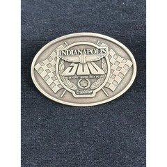 1992 Indianapolis 500 Belt Buckle Solid Pewter Limited Edition Cadillac 100/500