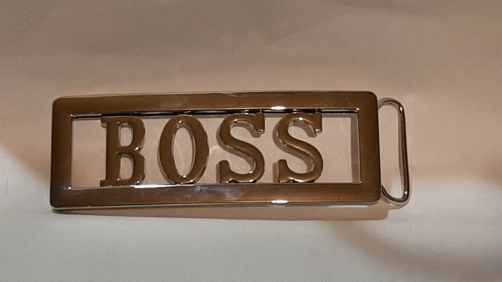 BOSS Name Belt Buckle -Put your name or word on Buckle