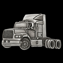 BOUCLE DE CEINTURE TRUCKER TRUCK DRIVER 18 WHEELERS CABIN WESTERN BELT BUCKLE