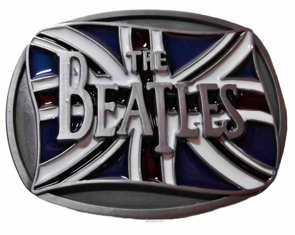 Rock Band British Flag Design Enamel Metal Belt Buckle