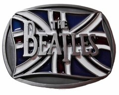 Rock Band British Flag Design Enamel Metal Belt Buckle