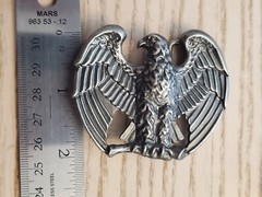 VTG Avon American Eagle Belt Buckle Silvertone.