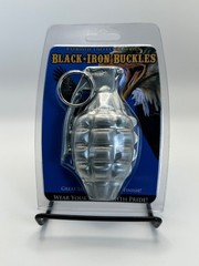 Patriotic Collector Series Black Iron Buckles Belt Buckle Hand Grenade New Seal