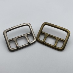 45mm Brass Double Prong Buckle Sam Browne Buckle Large Strap Fastener Buckle