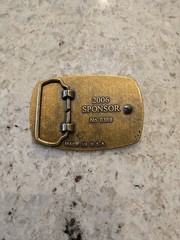 American Veterans Disabled For Life Memorial Belt Buckle 2006 Sponsor #0369