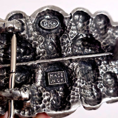 Multi Skull Belt Buckle UK Pewter Large Buckle Biker Punk 20 Skulls Buckle Only