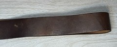 Vtg Belt Buckle & Belt America Eagle Sun Rise Stars Bergamot Size 35