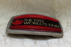 The 1982 World&rsquo;s Fair Vintage Belt Buckle Knoxville Tennessee