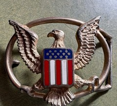 Elvis in Hawaii Eagle belt buckle