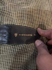 Vtg US Navy Officers Sword Belt And Buckle W/ Hangers Size 34 NS Meyer New York