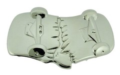 Skateboard Belt Buckles Skateboarders Skateboarding Skeleton Gold Silver Metal