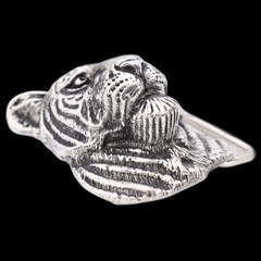 Tiger Vintage 1990s Belt Buckle