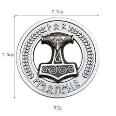 Thor&rsquo;s Hammer Belt Buckle Men&rsquo;s Western Cowboy Motorcycle Riding